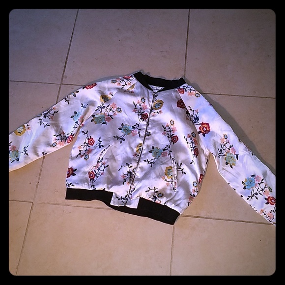 Japanese Flower Bomber Jacket - Picture 1 of 3